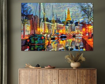 Abstract kunstwerk - Hoge der A Groningen van Slimme Kunst.nl