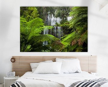 Mooiste waterval - Russell Falls - Tasmanië - Australië - Mount Field National Park van Jiri Viehmann