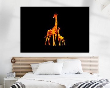Giraffe2 van Catherine Fortin
