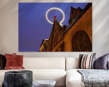 Sint-Willibrordkerk in Utrecht met halo