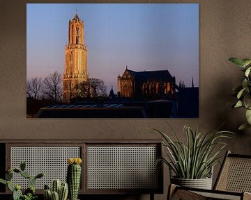 Tour Dom et église Dom à Utrecht sur Donker Utrecht