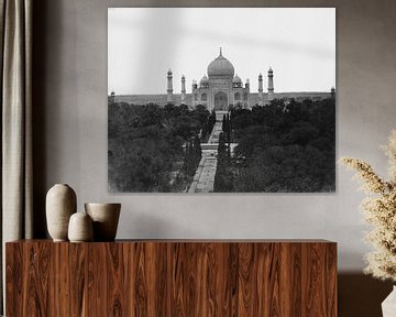 Taj Mahal in India rond 1855 van Atelier Liesjes