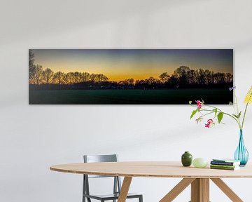 panorama late evening by Frank Ketelaar