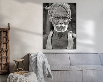 Man uit Odisha, India van Affect Fotografie