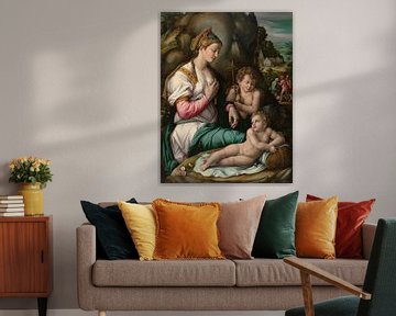 Die Jungfrau und das Kind mit dem jungen Heiligen Johannes dem Täufer, Bachiacca