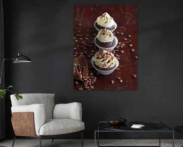 Chocolade en koffie cupcakes 11331803 van BeeldigBeeld Food & Lifestyle
