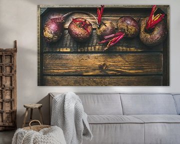 Beets in a wooden box 12311292 by BeeldigBeeld Food & Lifestyle