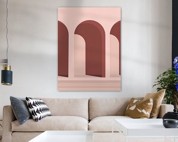 Pink Architecture by MDRN HOME