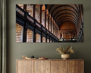 Longroom Trinity College Bibliotheek van Terry De roode