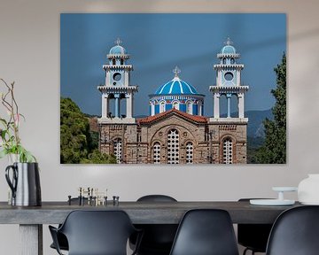 Saint Anthony Church in Marathokampos van Rinus Lasschuyt Fotografie