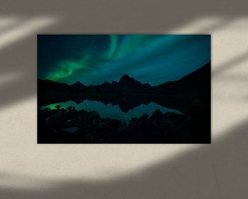 Nordlichter im Yukon, Kanada von Tomas van der Weijden