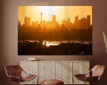 Sydney Skyline CBD - Sonnenuntergang