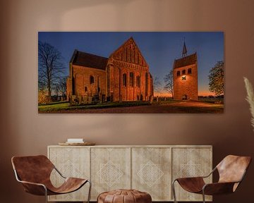 L'église de Garmerwolde, Groningen, Pays-Bas