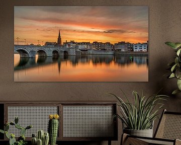 Saint Servatius Bridge in Maastricht by Teun Ruijters