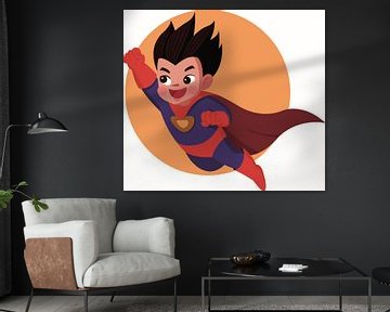 superhero, a boy with a cape by Atelier Liesjes