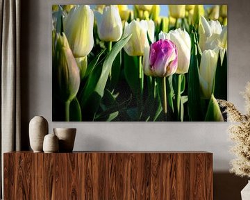 Tulpen in de Beemster van Arno Prijs