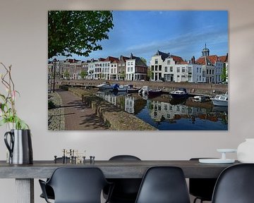 le Prince Hendrikdok de Middelburg sur Zeeland op Foto