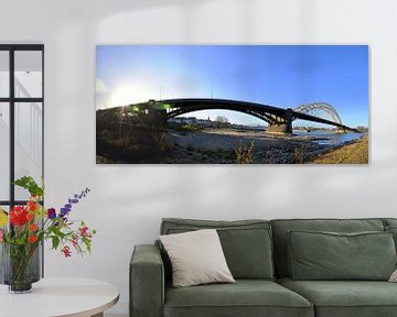 Panorama Pont Waal Nijmegen sur Maarten  van der Velden