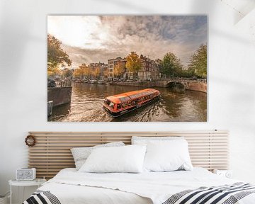 Amsterdam boat by Aldo Sanso