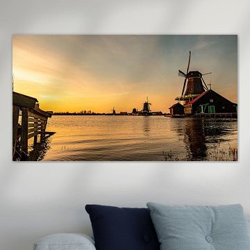 Sunset on the Zaanse Schans