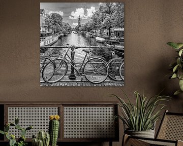 Typisch Amsterdam | Monochrom von Melanie Viola