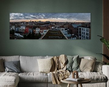 Ongewoon panorama over Brussel van Werner Lerooy