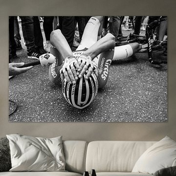 Mathieu van der Poel after the Amstel 2019 by Leon van Bon