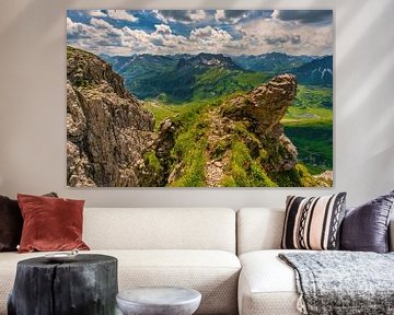 Mountain panorama on the Widderstein by MindScape Photography