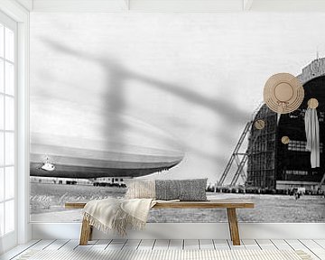 Panorama of Zeppelin USS Los Angeles ( ZR-3 ) 1924 by Atelier Liesjes