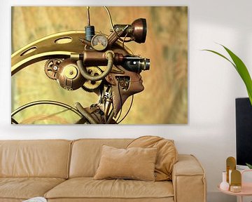 Steam punk robot kunst futuristisch van Bobsphotography