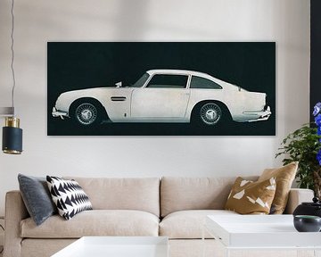 Aston martin DB5 vue de côté