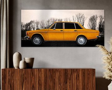Volvo 144 in antiek geel van aRi F. Huber