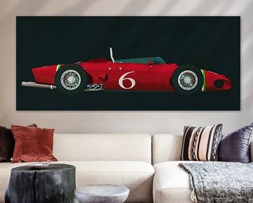 Ferrari 156 Haaienneus 1961 zijaanzicht van Jan Keteleer