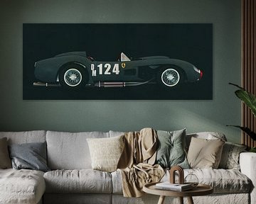 Ferrari F250 Testarossa 1957 zijaanzicht