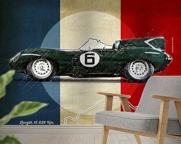 Le Mans Vintage D-Type van Theodor Decker