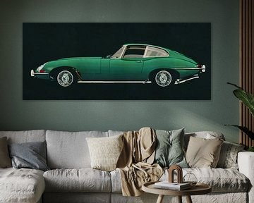 Jaguar E-Type 1960 zijaanzicht