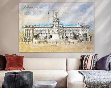 Buckingham Palast, London von Theodor Decker