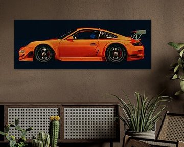 Porsche 997 GT3 RS CUP vue de côté