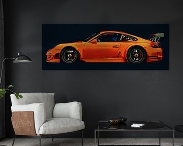 Porsche 997 GT3 RS CUP vue de côté