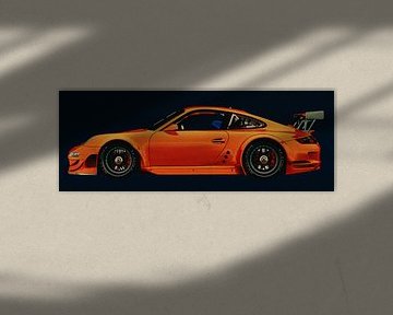 Porsche 997 GT3 RS CUP Seitenansicht von Jan Keteleer