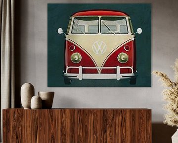 Volkswagen Combi Deluxe 1963 vooraanzicht