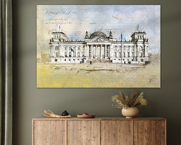 Rijksdag, Berlijn van Theodor Decker