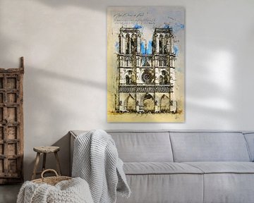Notre Dame, Parijs van Theodor Decker
