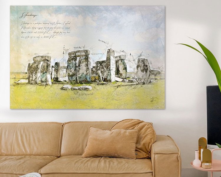 Example of the artwork in a room
