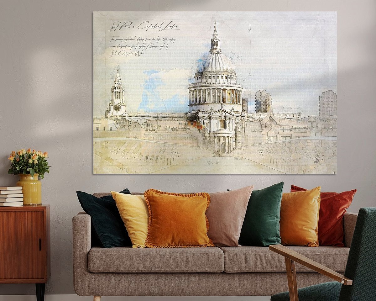 Example of the artwork in a room