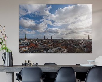 skyline van Kopenhagen in de zomer van Robinotof