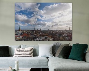 Kopenhagener Skyline im Sommer von Robin van Maanen