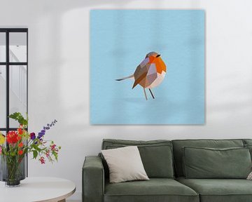 Robin (Bird, Polygon) by Color Square