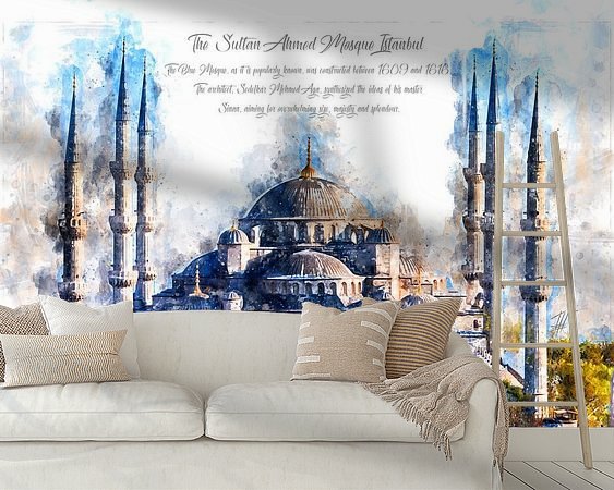 Example of the artwork in a room