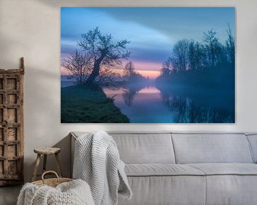 Pastellfarben vor Sonnenaufgang in De Onlanden